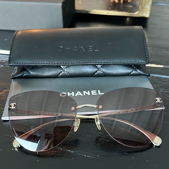 CHANEL Accessories Authentic Chanel Titanium Sunglasses Poshmark